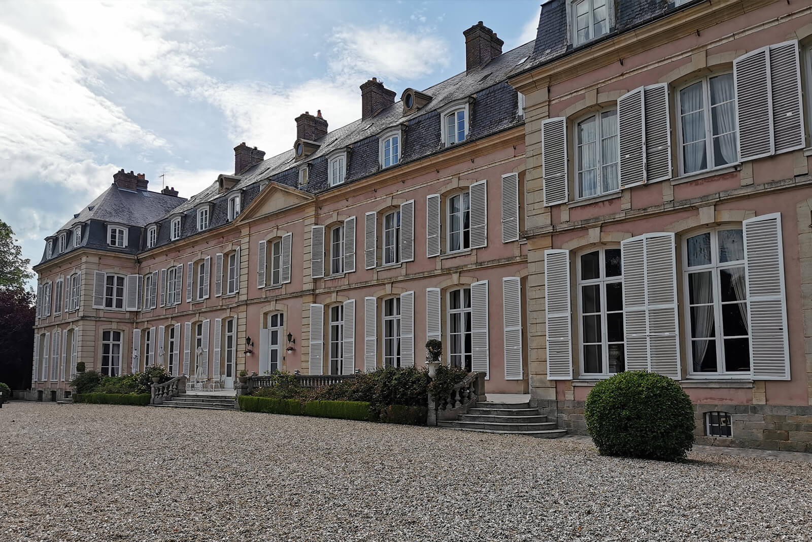La facade du chateau de sissi